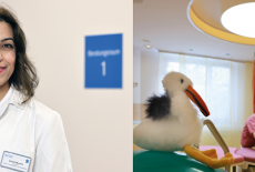 Beste Flugverhältnisse für Störche im Seenland