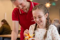 Sternebasteln im neuen Dekohaus